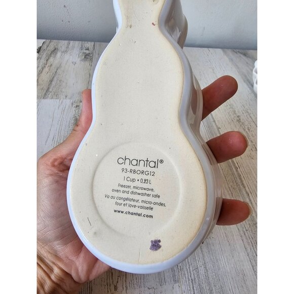 Chantal bunny rabbit mini casserole one cup Easter decor unique cute peep - Picture 4 of 4